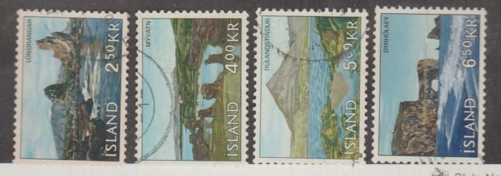 Iceland Scott #380-383 Stamp - Used Set