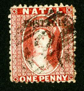 Natal Stamps # 30 VF Used Scott Value $55.00