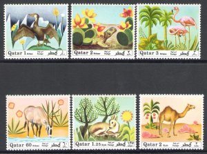 1971 QATAR, SG n. 349/54 - Fauna and Flora - MNH**