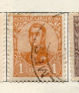 Argentine 1908-10 Early Issue Fine Used 1c. NW-178868