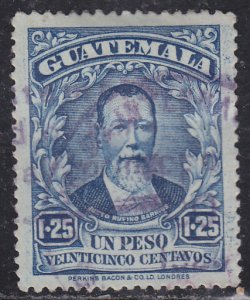 Guatemala 217 President Justo Rufino Barrios 1924