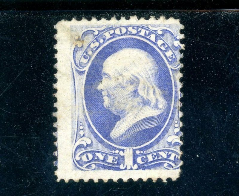 USAstamps Unused F US 1870 Franklin Bank Note Scott 145 NG No Grill