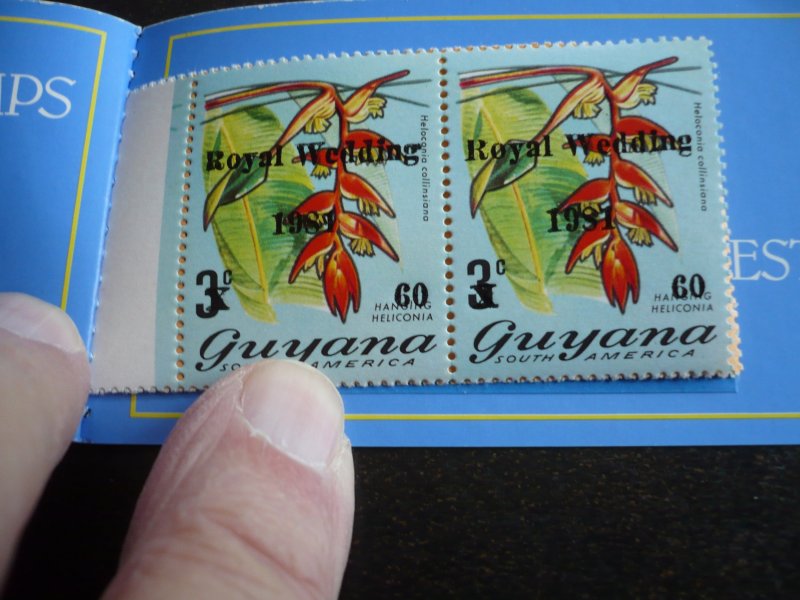 Stamps - Guyana - Scott# 331-333 - Mint Never Hinged Booklet