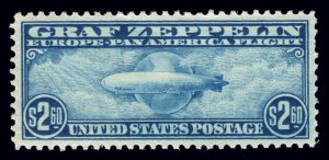 MOMEN: US STAMPS #C15 GRAF ZEPPELIN MINT OG NH VF LOT #90757*