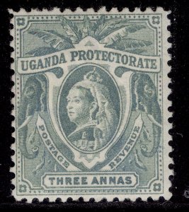 UGANDA QV SG87a, 3a bluish grey, M MINT. Cat £22.