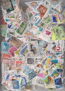 Collection of over 2600 different stamps (100+ countries) (No GB)