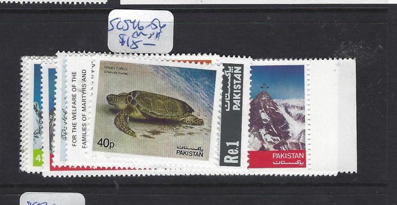 PAKISTAN (P2612B)  SC 546-556    MNH