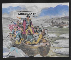 Liberia 911 U.S. Presidents Series I s.s.  MNH c.v. $2.75