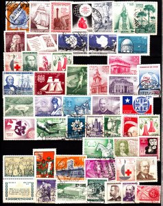 Chile 50 different 1960-70-s
