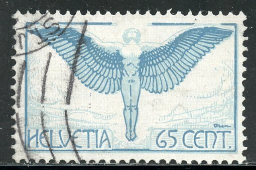 Switzerland # C10, Used. CV $ 16.00