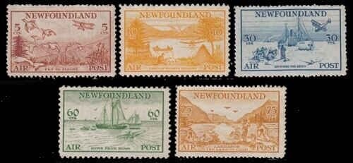 Newfoundland 1933 Air Mail Set Complete Mint