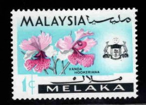 Malaysia Malacca Scott 67 MH* Flower stamp