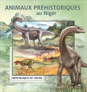 Niger - Prehistoric Animals - Souvenir Sheet - 14A-127