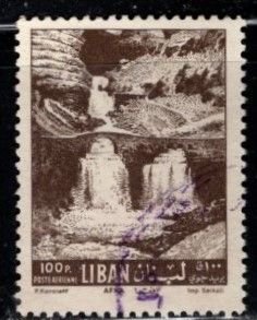 Lebanon - #C325 Afka Falls -  Used