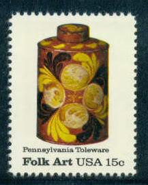 1776 15c Tea Caddy Fine MNH