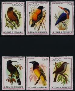 St Thomas & Prince 541-7 MNH Birds