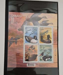 Canada 2906 Duck Decoys #2166b SS of 4