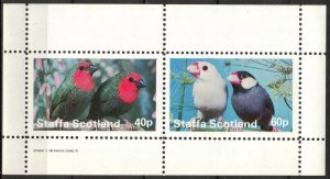 {ST241} Staffa Scotland Birds (6) Sh. of 2 MNH Local Cinderella !!