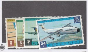 ASCENSION ISLANDS # 185-188 VF-MLH AIRPALNES CAT VALUE $10