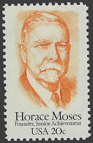 #2095 20c Horace Moses 1984 Mint NH