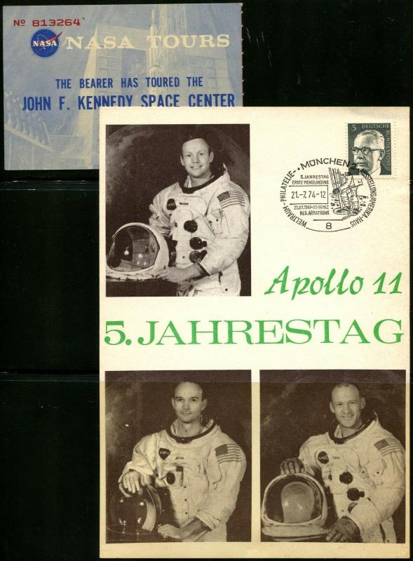 APOLLO Space Flights Moon Landing Stamps Postage Cover GUINEA Poland Germany