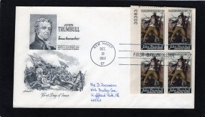 1361 John Trumbull, FDC PB/4 Artmaster addressed