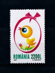 [100944] Romania 2001 Easter egg bird  MNH