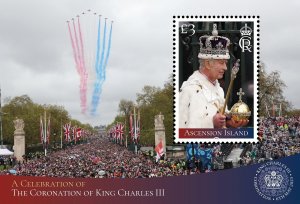 ASCENSION ISLAND 2023 CORONATION KING CHARLES III ROYAL