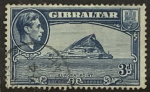 GIBRALTAR 1942 3d SG125b USED