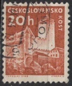 Czechoslovakia 972 (used cto) 20h Kost Castle, brn org (1960)