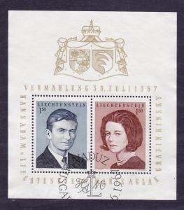 Liechtenstein # 424, Used Souvenir Sheet
