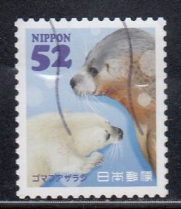 Japan 2014 Sc#3735b Spotted Seal (Phoca vitulina largha) Used