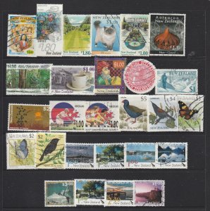 New Zealand A Small Collection Of Used Decimal High Values