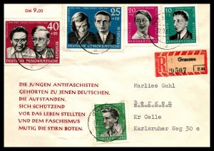 Germany DDR B79-B83 Typed FDC