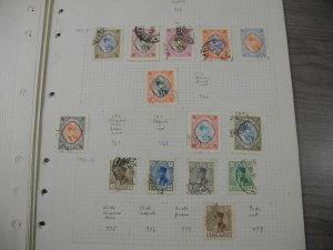 PERSIA, Excellent Stamp Collection hinged on pages