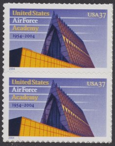 US 3838 US Air Force Academy 37c vert pair (2 stamps) MNH 2004