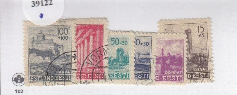 Estonia: Sc #NB1-NB6, Used (39122)