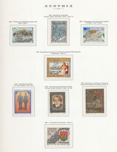 Austria 1985/88 Religion Sport MNH (100+) KRA615