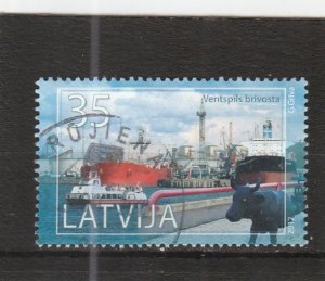 Latvia  Scott#  807  Used  (2012 Port of Ventspils)