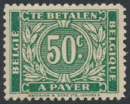 Belgium  Sc#  J44  Postage Due  MNH    see details  / scans 