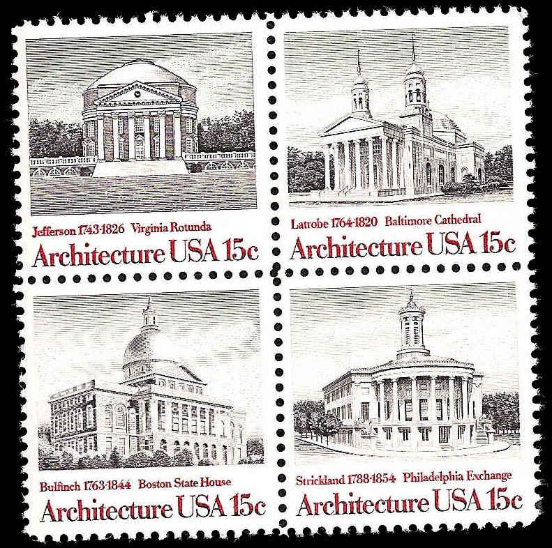 # 1779-1782 MNT NEVER HINGED AMERICAN ARCHITECTURE