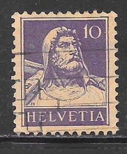 Switzerland 169: 10c William Tell, used, F-VF