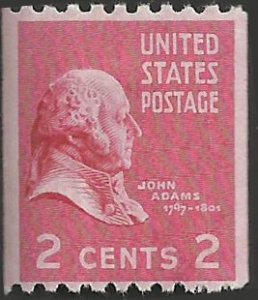 # 850 MINT HINGED JOHN ADAMS