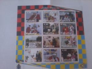 YAKUTIA SHEET POPE JOHN PAUL 