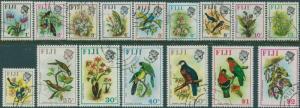 Fiji 1971 SG435-450 Flowers Birds set FU