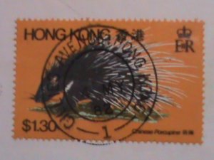 ​HONG KONG -1982-SC#384-7  PROTACTING ANIMALS IN HONG KONG FDC VERY FINE