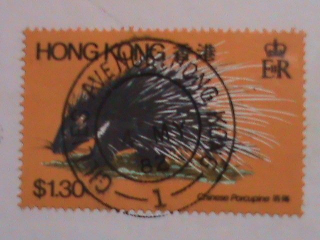 ​HONG KONG -1982-SC#384-7  PROTACTING ANIMALS IN HONG KONG FDC VERY FINE