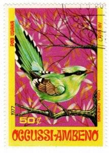 (I.B) Timor Cinderella : Occussi-Ambeno 50c (Birds Series)