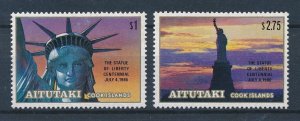 [116577] Aitutaki 1986 Statue of Liberty 100 years  MNH