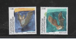 LIECHTENSTEIN #1325-1326  2005  BATS    MINT  VF NH  O.G